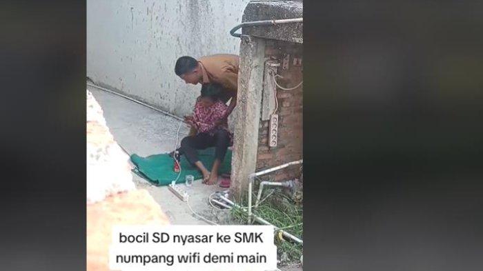 Viral Siswa SD di Cikarang Numpang Wifi Sekolah Menengah Kejuruan Di Bekasi Demi Main Game Online