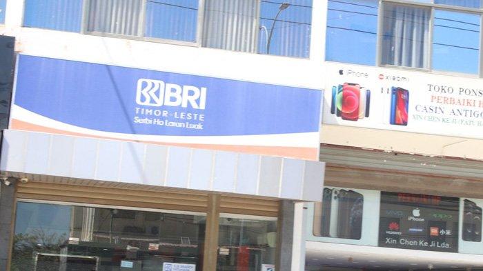 Kantor Bank Rakyat Indonesia (BRI) di Dili, Timor Leste, Rabu (11/9/2024).