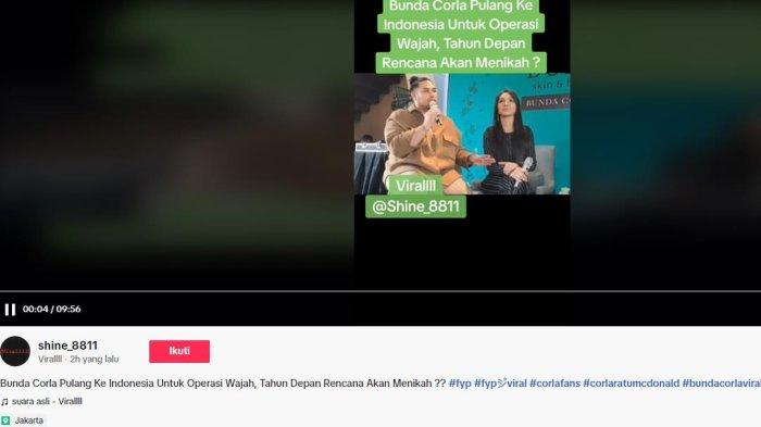 BUNDA CORLA - Viral Agar Terlihat Awet Muda Artis Tanah Bunda Corla Operasi Wajah Di Dampingi Ivan Gunawan