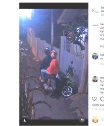 CURI SEPEDA MOTOR - Berita Viral Aksi Mencuri Sepeda Motor Terekam CCTV di Gang Gagak 1 Kecamatan Sukaluyu Cibeunying Kaler Kota Bandung