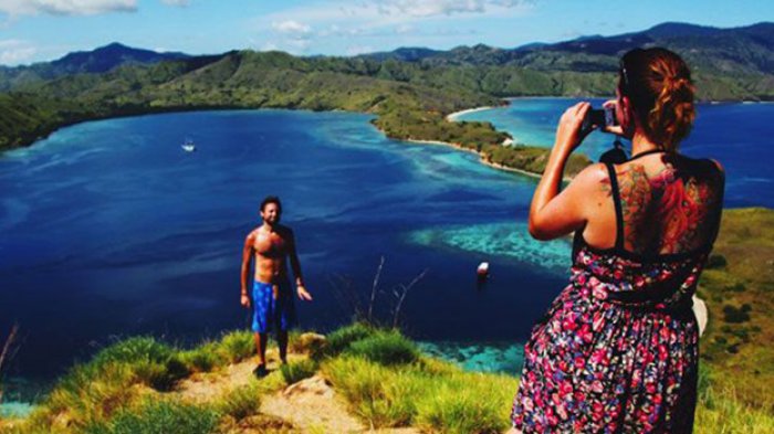Gili Laba di kawasan Taman Nasional Komodo, Kabupaten Manggarai Barat, Nusa Tenggara Timur.