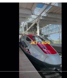 Viral Uji Coba Kereta Cepat Pertama Di Asia Tenggara Rute Jakarta Ke