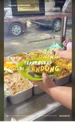 Video Viral TikTok, Nasi Kuning Pandu Bu Shelvy di Bandung, Sarapan