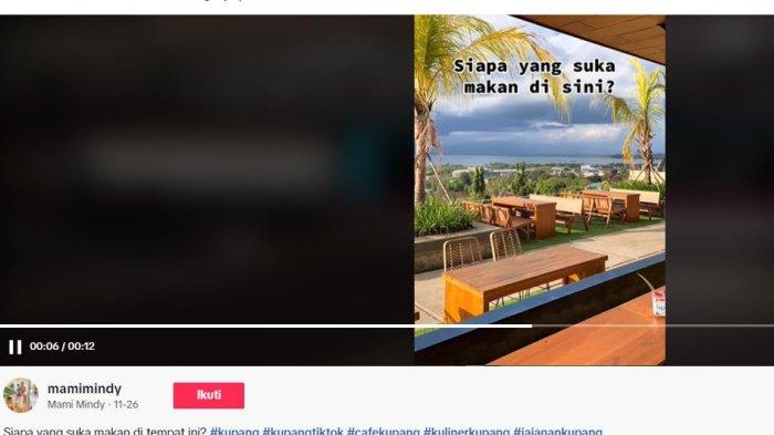 PEMANDANGAN INDAH TELUK KUPANG - Berita Viral Cafe Baru Dengan Pemandangan Teluk Kupang di Jalan Samratulangi Kota Kupang