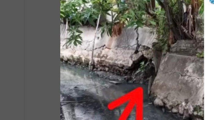 Penjambret sangat ketakukan lalu lari bersembunyi di lubang kali gorong Gorong di Jalan Pacar Kembang Surabaya