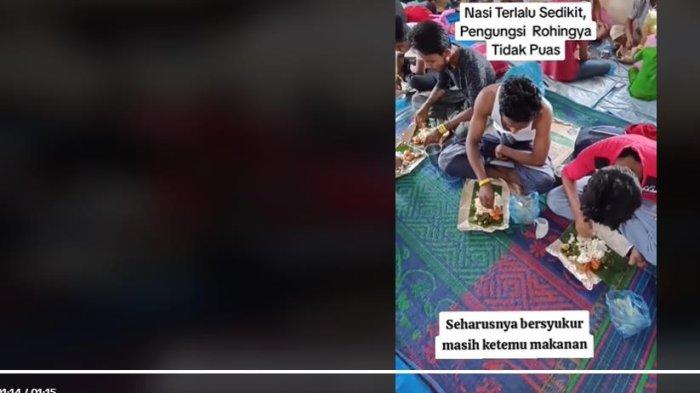 ROHINGYA - Berita Viral Nasi Bungkus Porsi Sedikit Untuk Para Warga Rohingya yang Mengungsi ke Indonesia