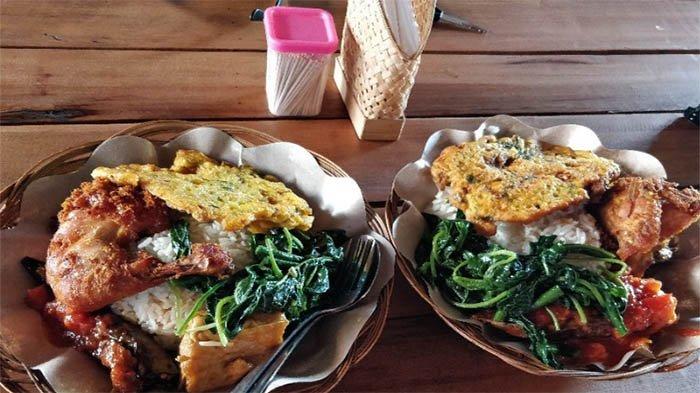 KIULINER LOKAL -- Salah satu kuliner lokal yang tersedia di Warung Mama. Daftar empat restoran yang menyediakan makanan lokal