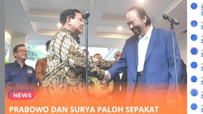 Ketua Umum Partai NasDem Surya Paloh berkomitmen untuk membantu pemerintahan Prabowo Subianto-Gibran Rakabuming Raka dengan masuk ke dalam koalisi besar