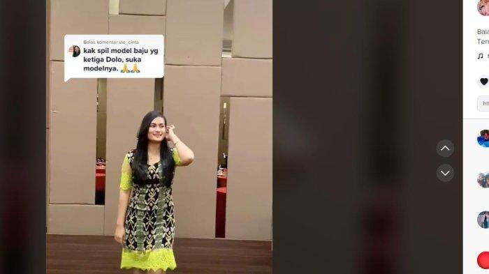 Video Viral TikTok, Gadis Imut Imut Peragakan Aneka Baju Tenunan Adat