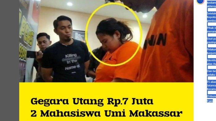 terduga pelaku pembunuh nenek di Makassar jadi Berita Viral