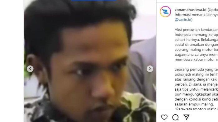 TIPS - Video Viral TikTok Pengakuan Jujur Seorang Maling Agar Motor Tidak Mudah Dicuri, Ini Tipsnya