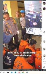 berhasil mengungkap dan mengamankan 23 tersangka, Dari jumlah tersangka ini 22 adalah warga negara Indonesia dan 1 orang warga negara asing.jadi Berita Viral