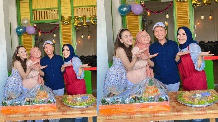 PLAGIAT -- Warung Ayah Ojak bisnis baru ayah Ayu Ting Ting dicap plagiat warung Mandra 1