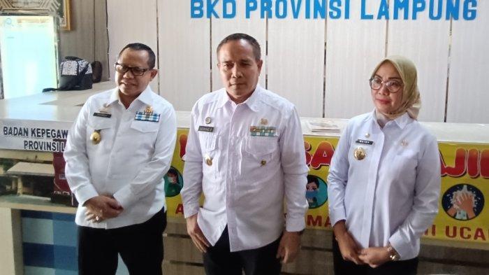 Kepala BKD Lampung Meiry Harika Sari mengomentari kasus dugaan penganiayaan yang dilakukan bawahannya terhadap alumni IPDN, Rabu (9/8/2023).