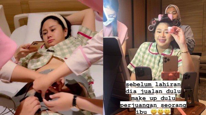 Denise Chariesta langsung kerja usai melahirkan.