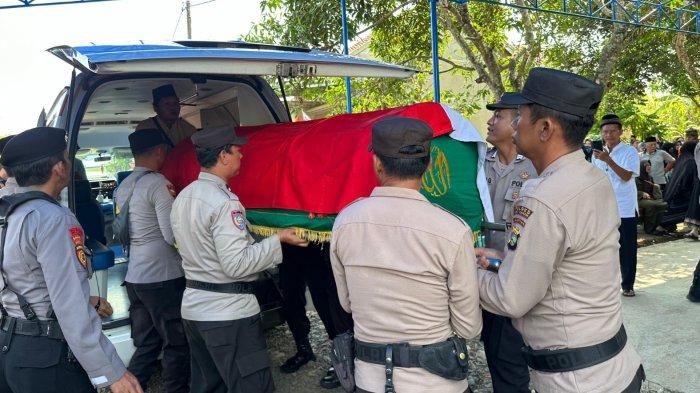 Polres Tanggamus Gelar Upacara Duka Korban Tenggelam Way Lalaan
