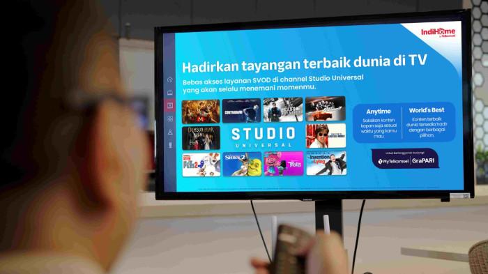 PELUNCURAN - Telkomsel melalui IndiHome TV321
