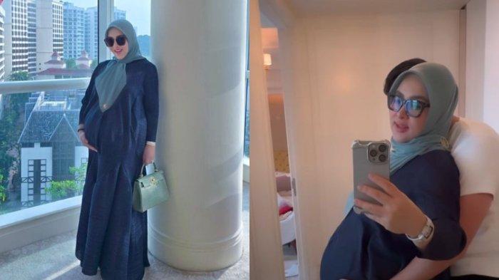 Syahrini hamil anak pertamanya dengan Reino Barack.