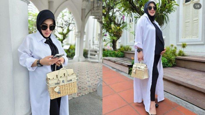 Syahrini menuliskan pesan haru tak sabar untuk menyambut anak pertamanya.