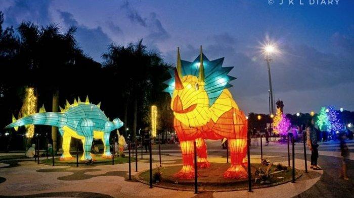 Ilustrasi Lampion Park Tegallega.
