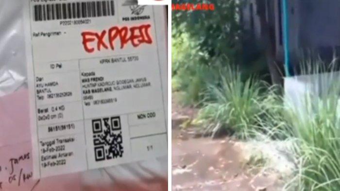 Kurir ketakutan dikejar anjing saat antar paket rekaman cctv viral di media sosial