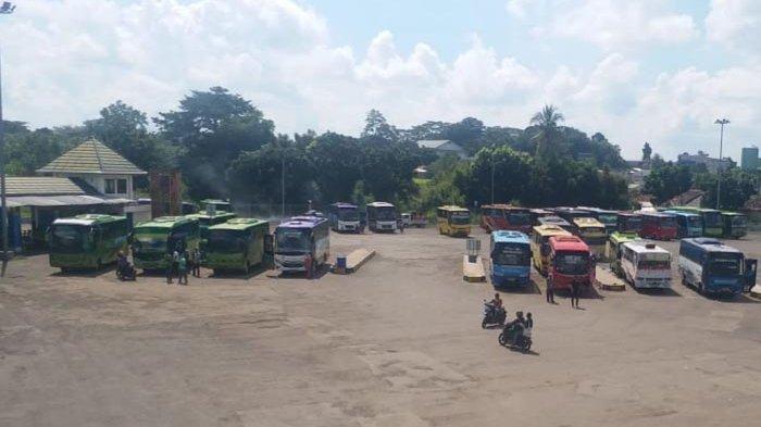 Terminal Rajabasa Nihil Penumpang Bus, Kedatangan dari Pulau Jawa dan ...