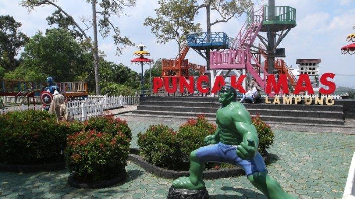 Potret wisata Puncak Mas berlokasi di Sukadana Ham, Tanjung Karang Barat, Kota Bandar Lampung, Lampung.
