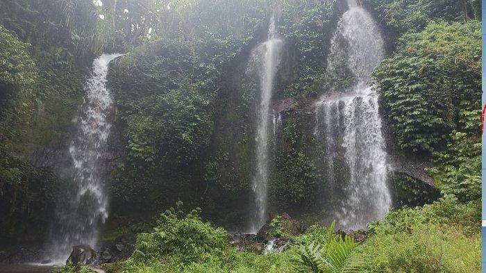 Air Terjun Elong Tune, Desa Lantan, Kecamatan Batukliang Utara, Lombok Tengah.