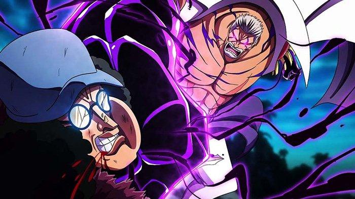 Aokiji Kuzan vs Garp manga One Piece chapter 1087 bahasa Indonesia