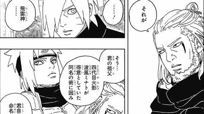 Boruto Kashin Koji Minato Namikaze Raw Manga Boruto Two BLue Vortex Chapter 16