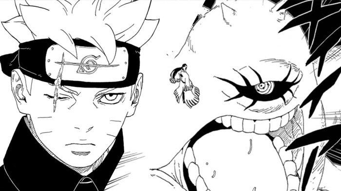 Boruto vs Ten Tails di Manga Boruto Two Blue Vortex Chapter 4