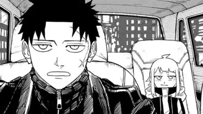 Chihiro dan Char di Manga Kagurabachi Chapter 5 bahasa Indonesia