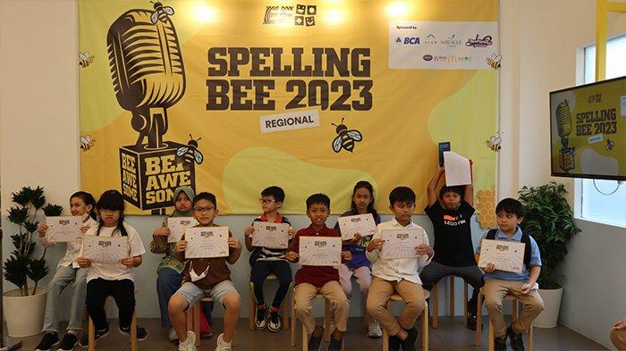 Peserta English First (EF) Lombok Spelling Bee Competition 2023, Minggu (8/10/2023).
