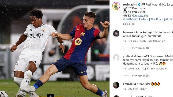 Endrick Real Madrid vs Barcelona