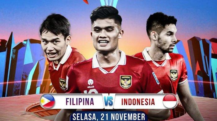 Link TV Online RCTI Timnas Filipina vs Indonesia Kualifikasi Piala
