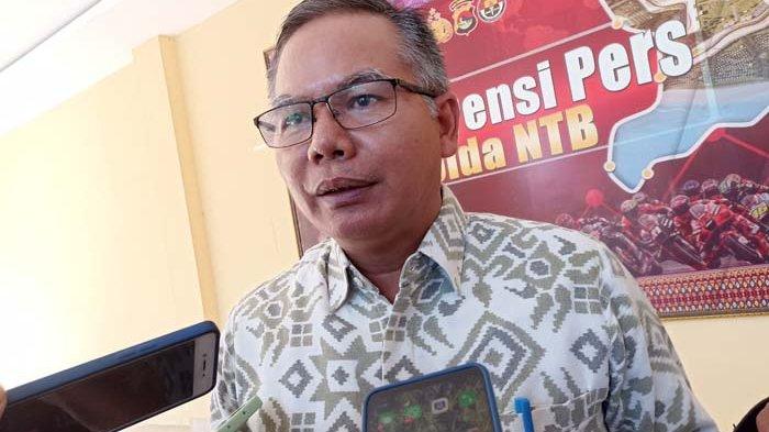 Kepala Dinas Ketenagakerjaan dan Transmigrasi Provinsi NTB, I Gede Putu Aryadi saat ditemui di Polda NTB, Kamis (15/6/2023).