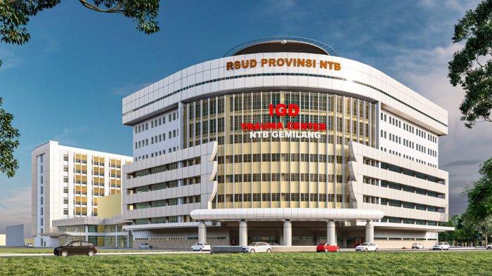 GEDUNG PELAYANAN - Desain pembangunan gedung pelayanan IGD terpadu milik RSUD Provinsi NTB.