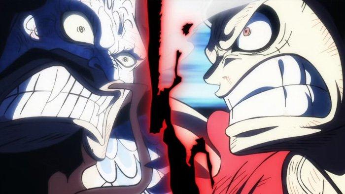 Kaido dan Luffy Anime One Piece Episode 1070
