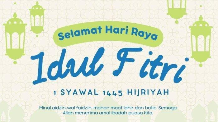 Kartu Ucapan Twibbon Idul Fitri 2024