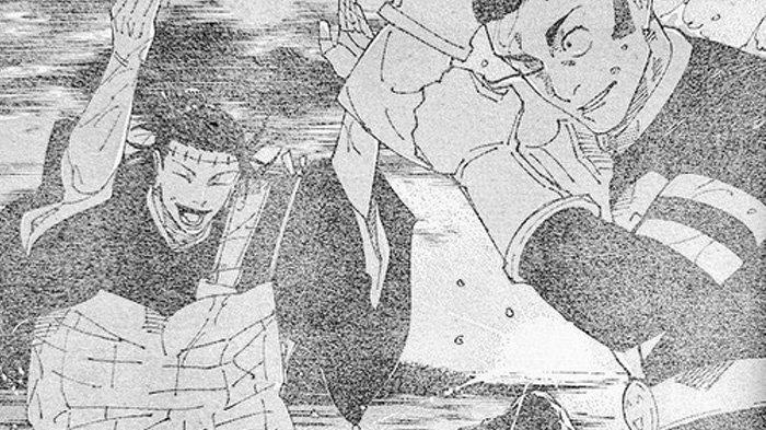 Kenjaku vs Takaba di Manga Jujutsu Kaisen Chapter 242 bahasa Indonesia