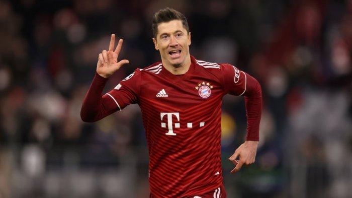 Robert Lewandowski saat masih memperkuat Bayern Muenchen.