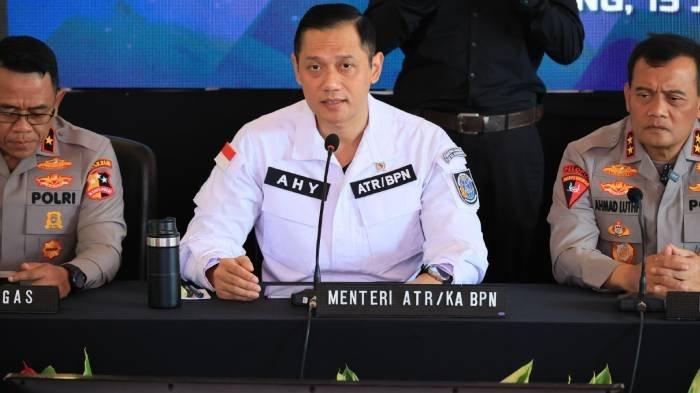 Menteri Agraria dan Tata Ruang/Kepala Badan Pertanahan Nasional (ATR/BPN) Agus Harimurti Yudhoyono.