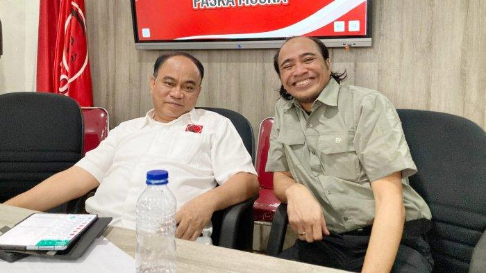 Menkominfo Budi Arie Setiadi dan Ketua Relawan Pro-Jokowi (Projo) Provinsi Nusa Tenggara Barat (NTB) Imam Sofian.
