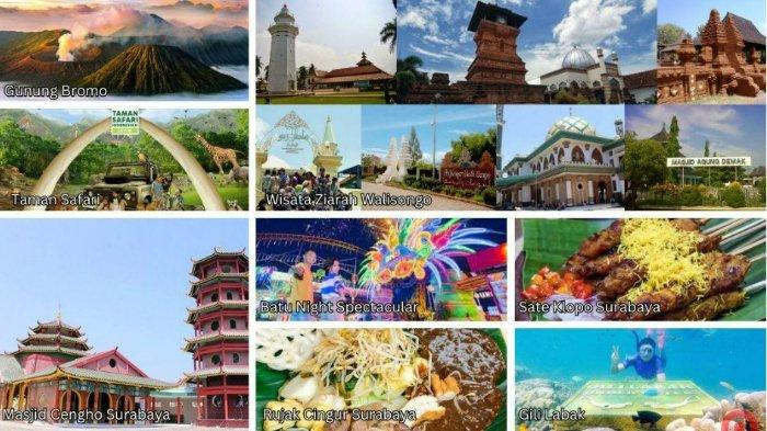 Sederet destinasi wisata di Jawa Timur yang cocok dikunjungi saat liburan panjang Idul Adha dan sekolah 2024.