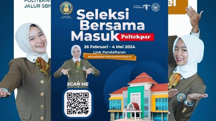Poltekpar Lombok membuka pendaftaran mahasiswa baru tahun 2024.