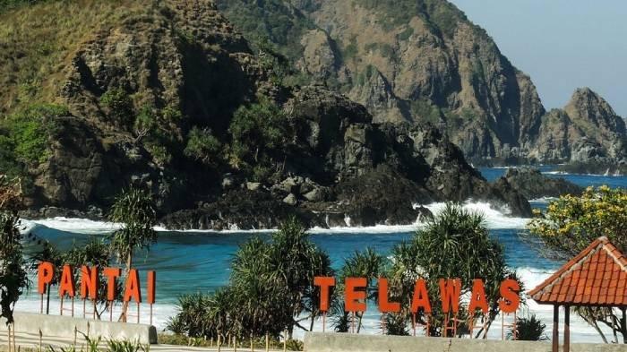 WISATA LOMBOK - Pantai Telawas letaknya di Desa Mekar Sari, Kecamatan Praya Barat, Lombok Tengah.