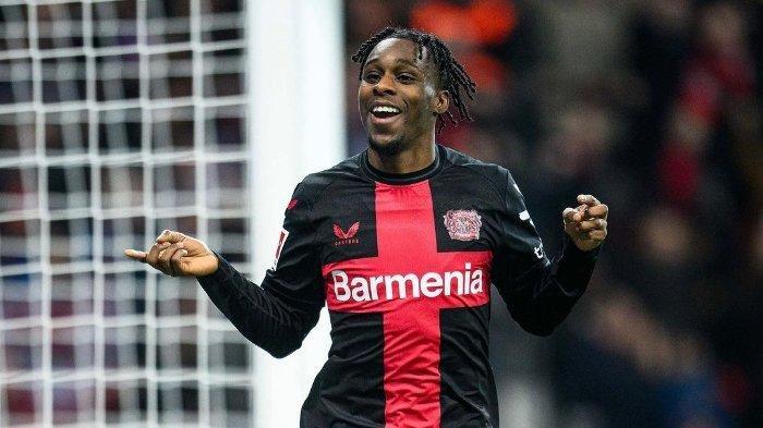 Pemain Bayer Leverkusen Jeremie Frimpong