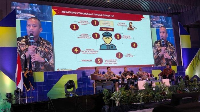 Acara penguatan terkait penegakan hukum Kekayaan Intelektual di daerah yang diselenggarakan oleh Direktorat Penyidikan dan Penyelesaian Sengketa, Rabu (1/11/2023) hingga Jumat mendatang.