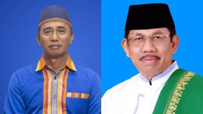 Achmad Sukisman Azmy (kiri) dan Lalu Suhaimy Ismy (kanan) dua petahana DPD RI yang maju kembali di Pemilu 2024.