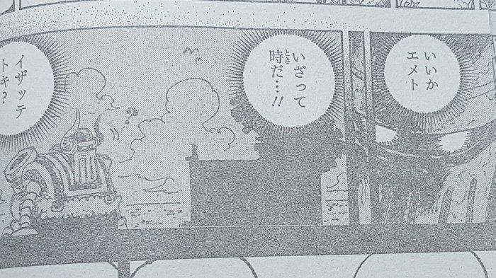 Raw Manga One Piece Chapter 1122 Joyboy Iron Giant